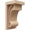 Ekena Millwork 4"W x 4"D x 8"H Wide Alma Rough Cedar Woodgrain TimberThane Corbel, Primed Tan CORUR04X04X08ALMRCPR - alternate 1